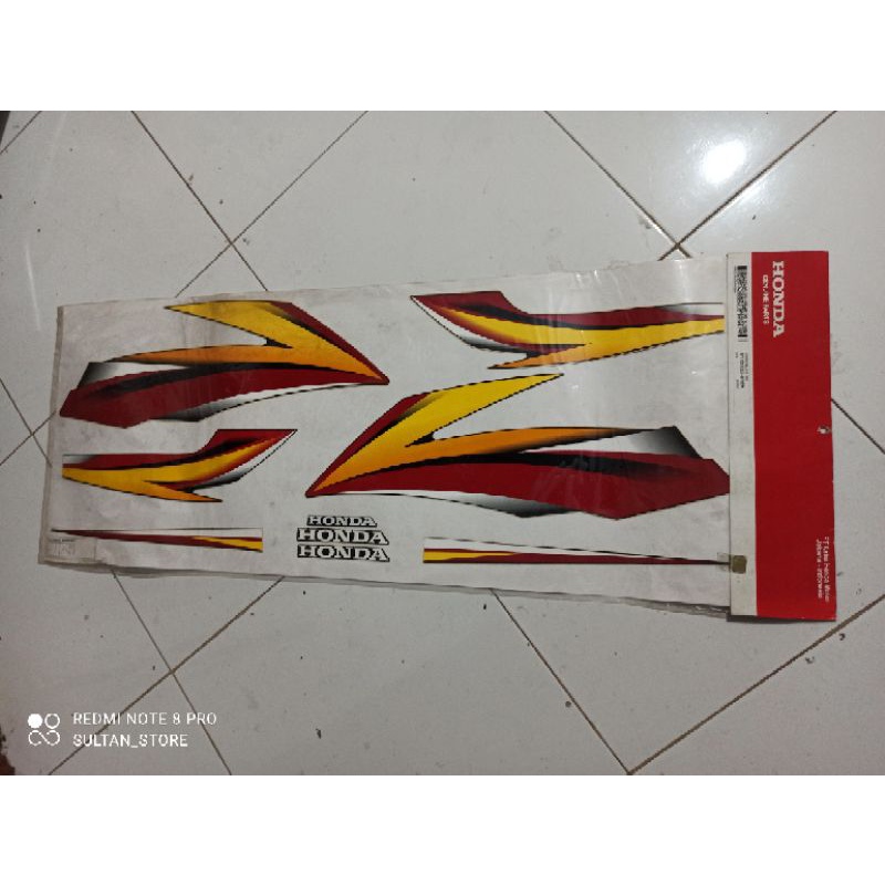 Striping Stiker Honda GL MAX Ori Original AHM