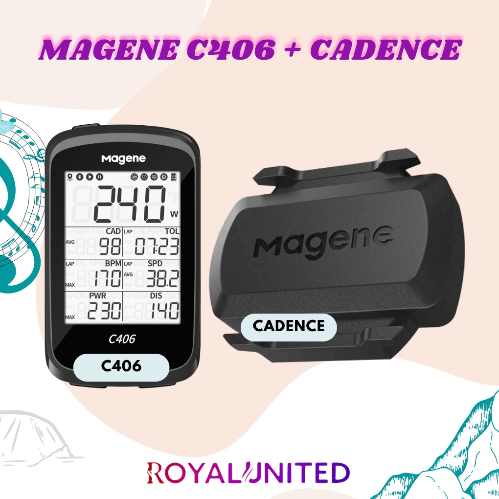 PAKET KOMPLIT MAGENE SPEED SENSOR CADENCE MAGENE HEART RATE PREMIUM ORIGINAL SUPER HIGH QUALITY