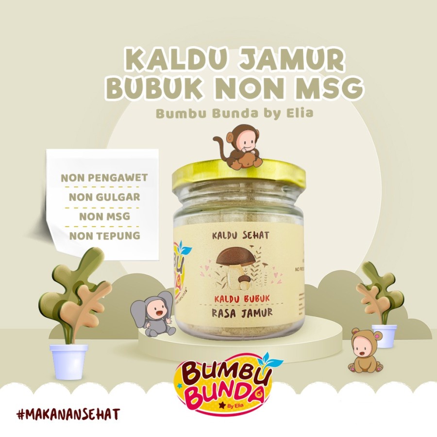 

Bumbu Bunda by Elia Kaldu Jamur Non MSG Non Pengawet Non Gulgar