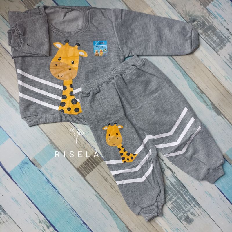 1Set Jaket Bayi usia 1-3 tahun motif keren