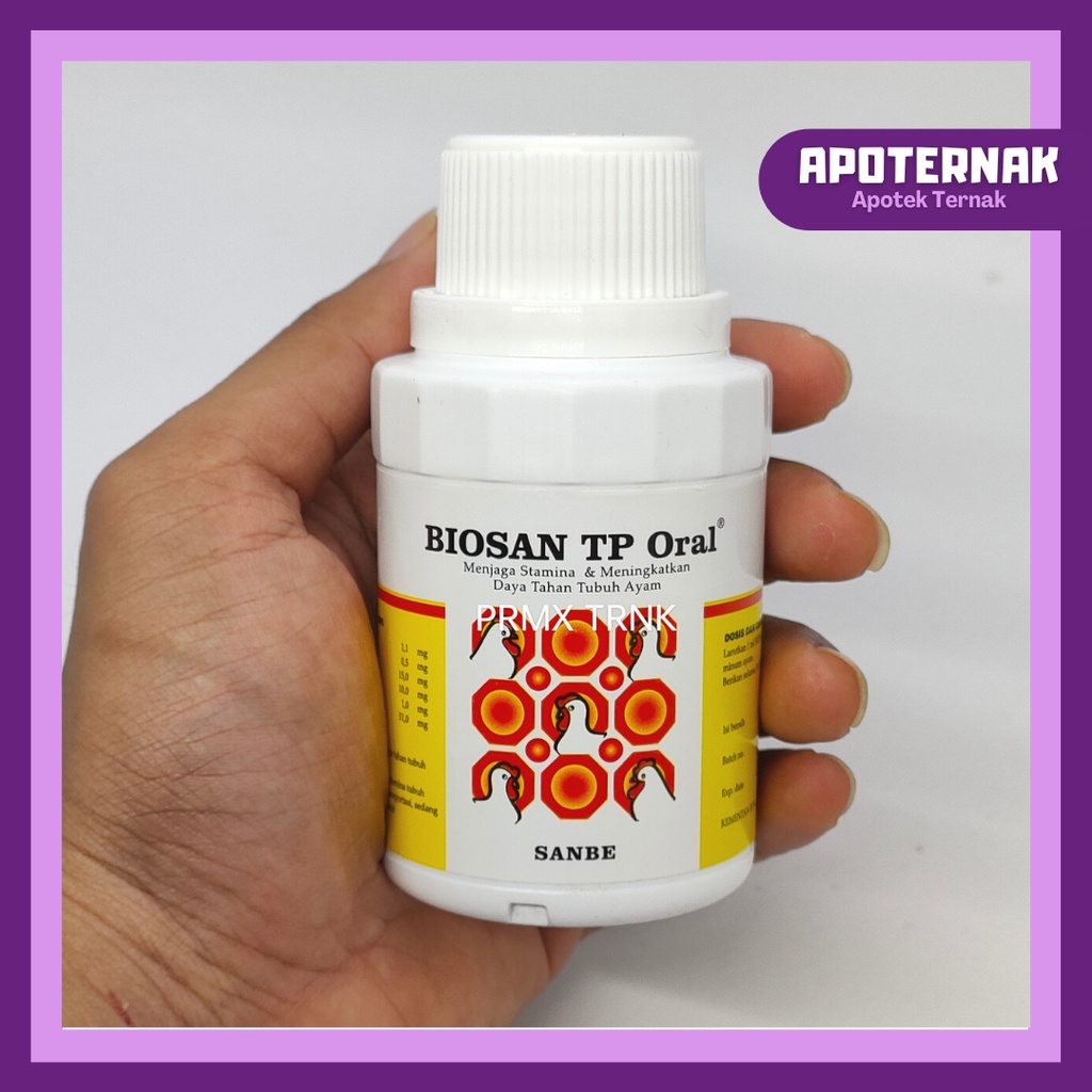 BIOSAN TP Injeksi &amp; BIOSAN TP Oral | Meningkatkan Stamina Daya Tahan Tubuh Hewan Sapi Kambing Kucing Ayam Unggas dll | Like Bio Energy Bio ATP