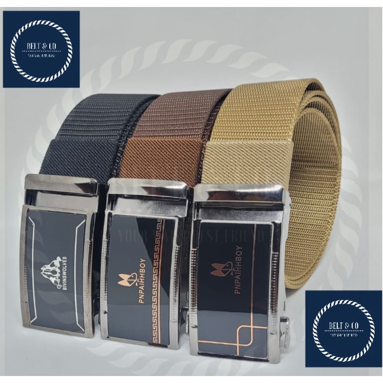 IKAT PINGGANG CANVAS CASUAL SABUK KEPALA REL