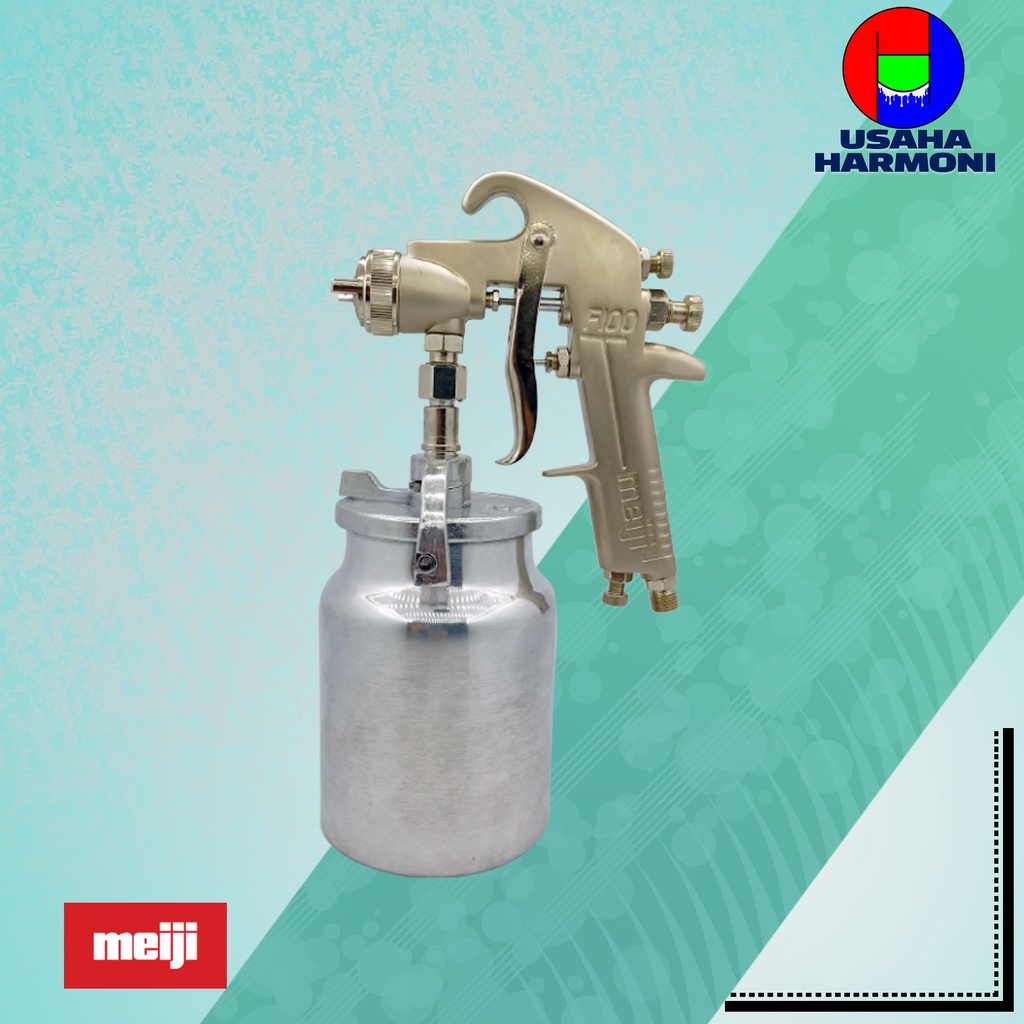 Spray Gun F100 Meiji - Tabung Bawah