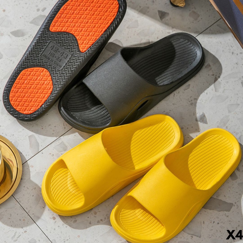 SANDAL SELOP UNISEX UNTUK SEHARI-HARI IMPORT BAHAN RUBBER BERKUALITAS X4