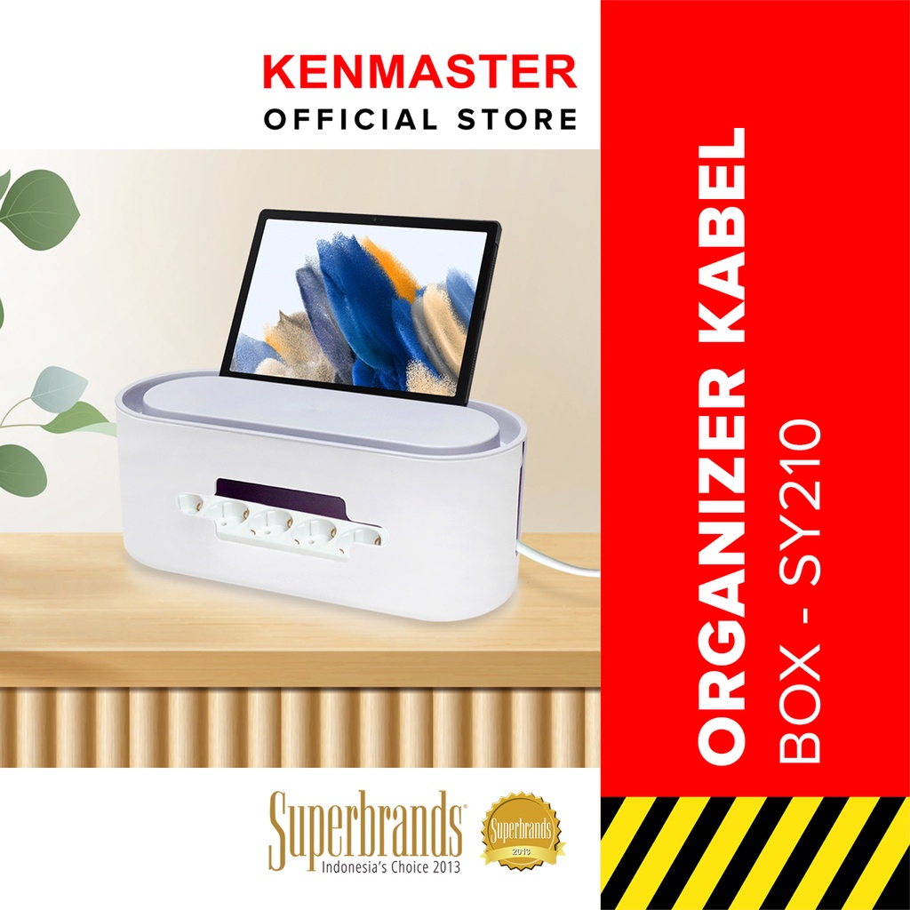 Kotak Organizer Kabel Charger SY-210 Management Kabel Meja Komputer
