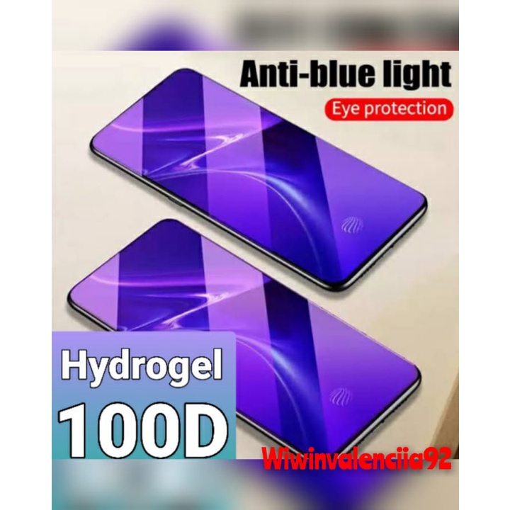 Hydrogel Anti Radiasi Bluelight OPPO A17 A78 NFC A17k A77s A57 4G A16 A16e A16k A15 A15s A12 A1k A11k A3s Hidrogel Blue Light Full Cover-Ful Coverage Bening Glossy-Biru Jelly Hydro Depan Antigores- Gores Transparan-Transparent Tipis-Bagus 5G S A77 K 2022