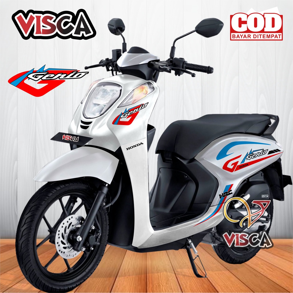Decal Genio Full Body 2022 Stiker Genio Variasi 2022 Full Body Stiker Motor Genio 2022 Striping Geni
