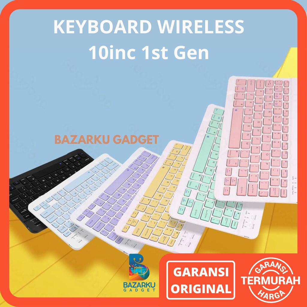 Keyboard Slim Thin 10‘’ for Windows Android iOS PC Keyboard Portable Mini Keyboard Wireless Keyboard
