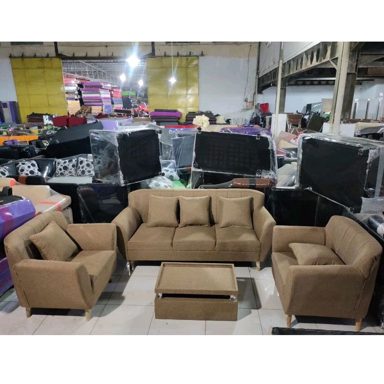 Sofa Retro 311 + Meja (Sofa Ruang Tamu)