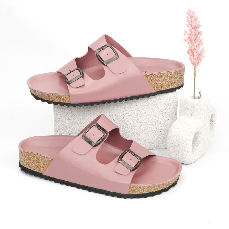 Sandal Wanita 2 Ban Simple Casual (PLM 02)