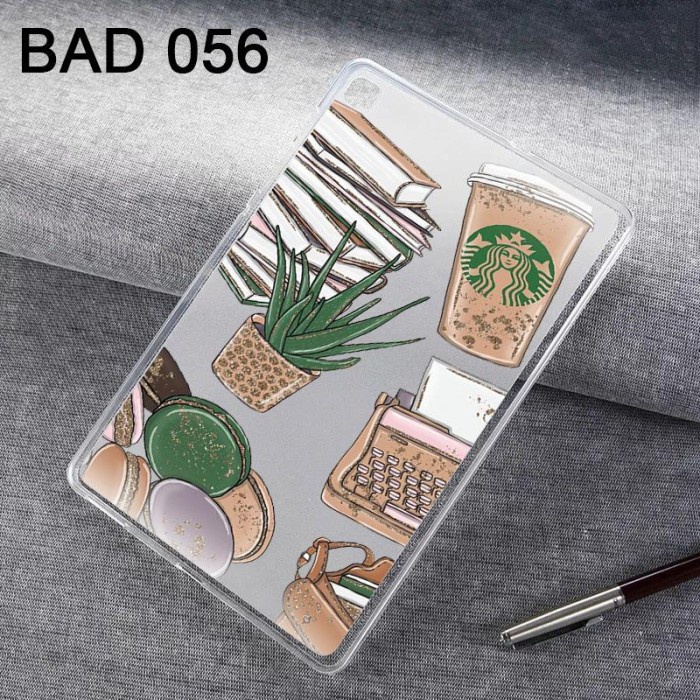 CASE MOTIF STARBUCKS SAMSUNG TAB A7 LITE T225 T220 - BD