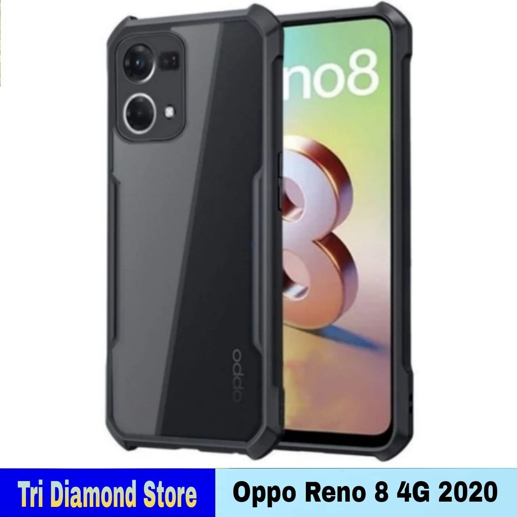 Case OPPO RENO 8 4G/RENO 7 4G 2022 Tpu Shocprof Transparen Premium - OPPO RENO 7 4G, Hitam