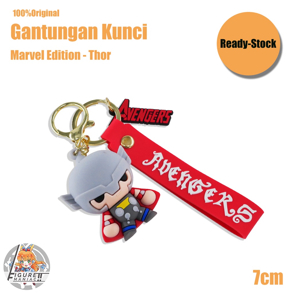 Gantungan Kunci - Superhero 3D Edition 7 cm Premium Import