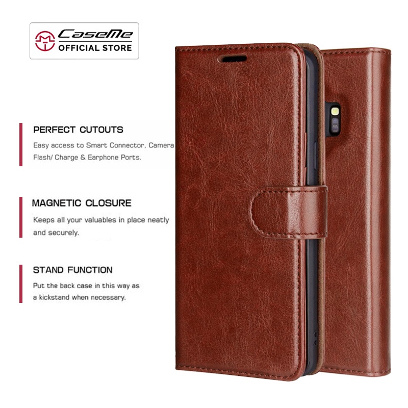 Caseme Vivo Y12 Y15 Y17 Y19 Y20 Y20i Y21 Y30 Y50 Y31 Y51 Y71 Y81 Casing Flip Wallet Old Classic Retr