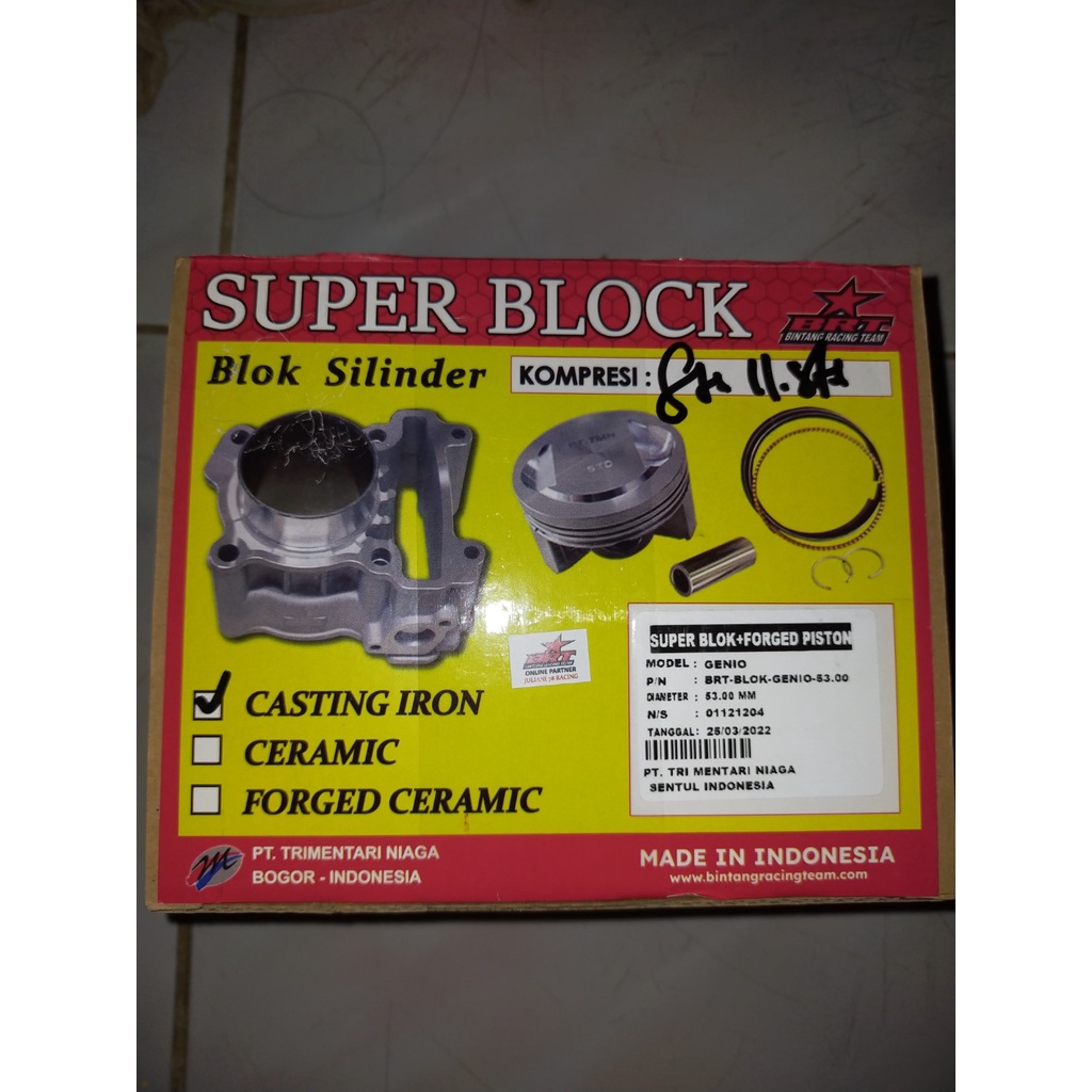 Blok Piston BRT Genio 53mm