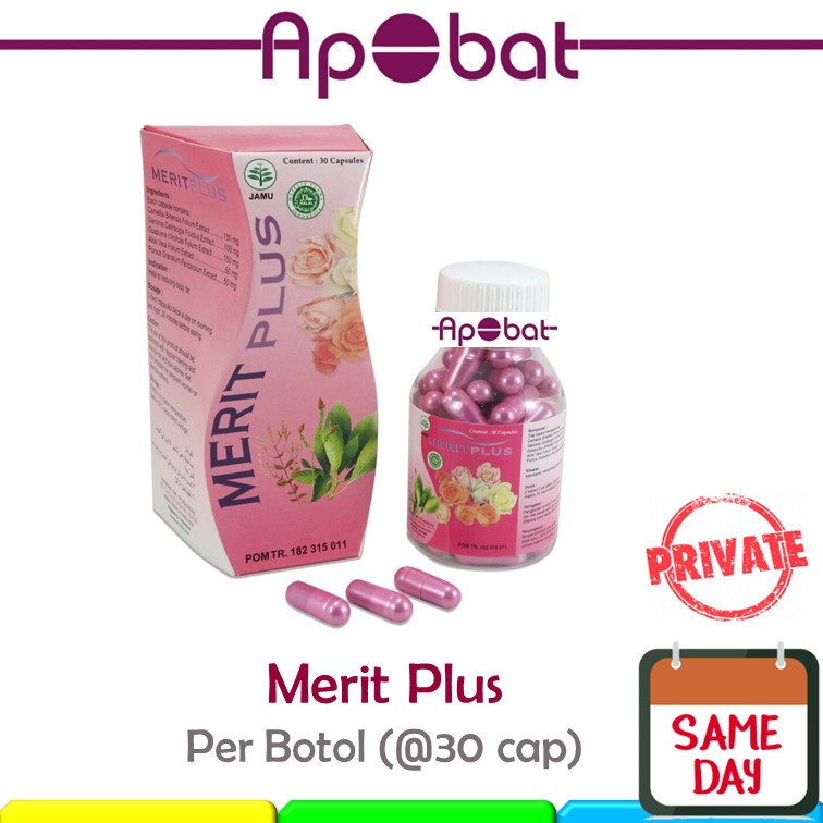 - ApObat - Merit Plus Pink Obat Diet Alami Herbal Langsing Merah Merit +