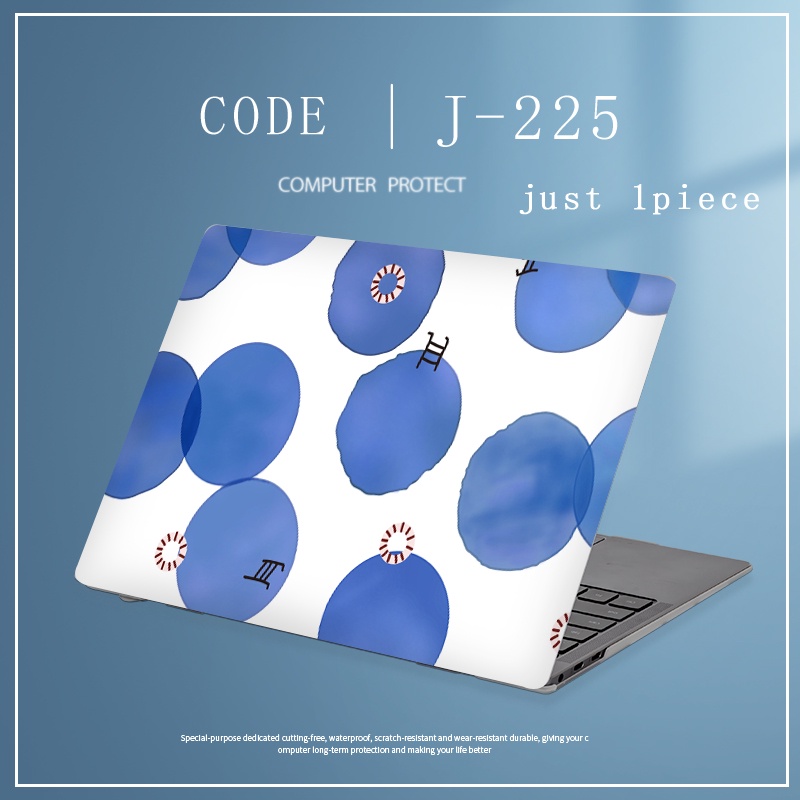 1pc Universal Bebas Potong (CODLaptop Decals Colorful Marbel Granit Tekstur Laptop Decor Sticker Skin Full Cover Sticker