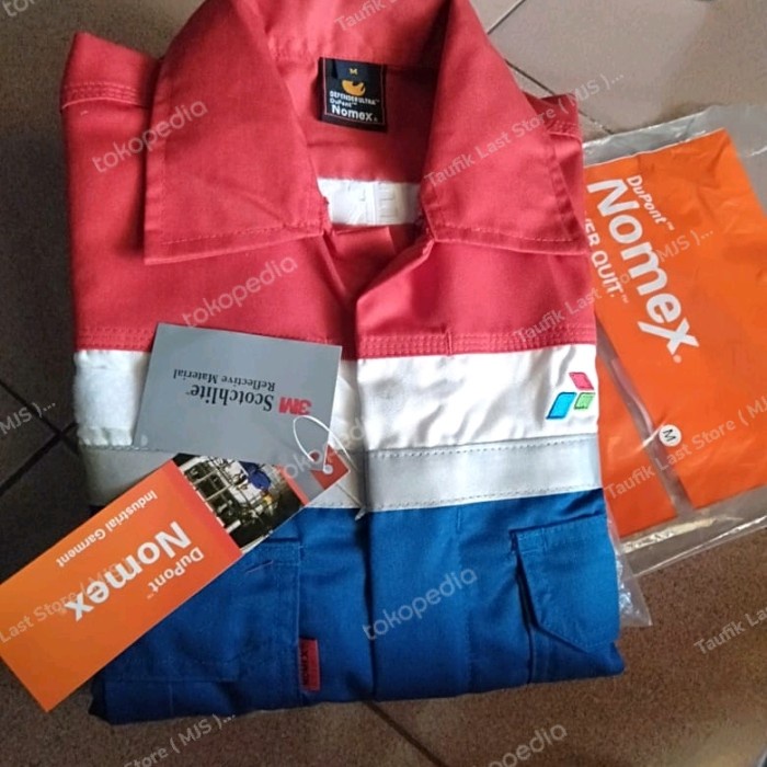 Wearpack Pertamina Nomex Original / Coverall Nomex Dupon