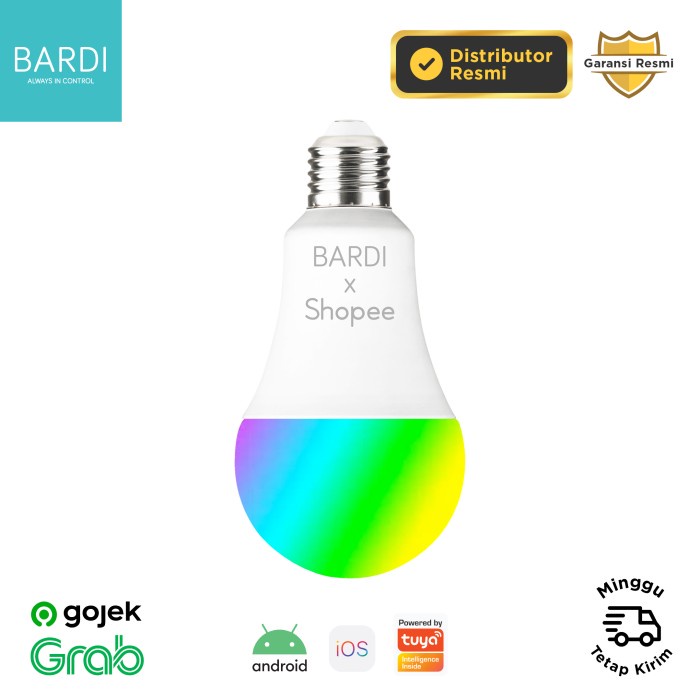 Smart Lamp Bardi Smart Bulb 9W Rgbww Bt - Bluetooth