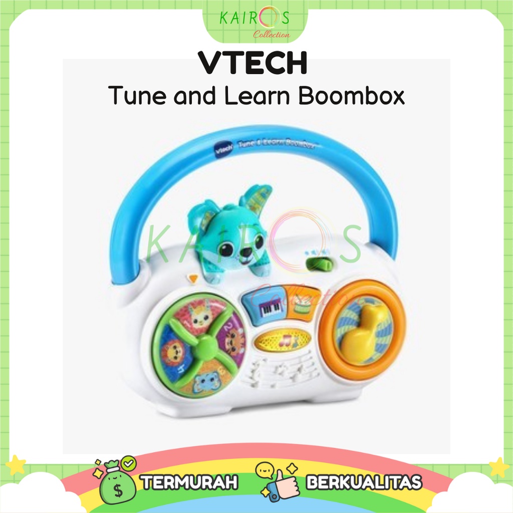 Vtech tune and learn boombox mainan edukasi anak
