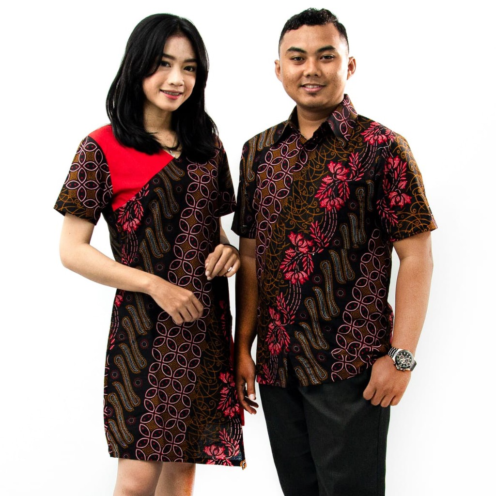 Maura Couple - Sania Ruffle Batik Couple ori Ndoro jowi DNT Garansi Termurah Shopee - Pinguin Gurita