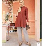 Daily Tunik Brick Size XL By Geulis