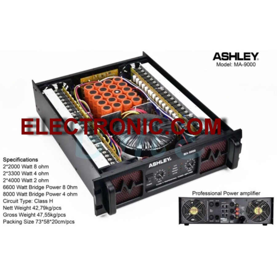 power ashley ma9000 ma 9000 original garansi 1tahun