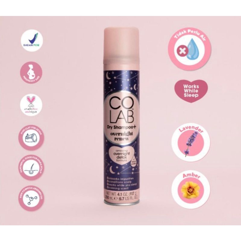 Colab Dry Shampoo - shampoo kering 200ml