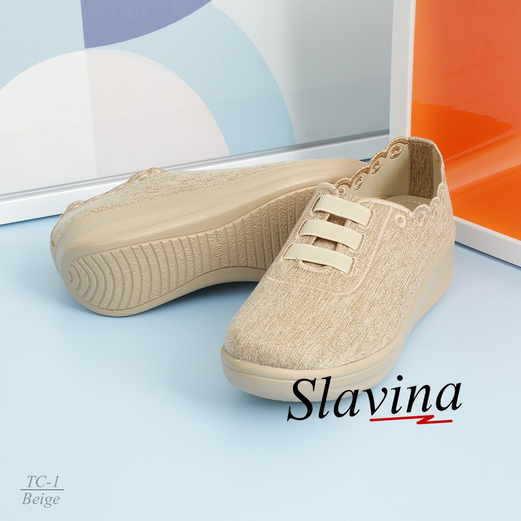 Ivony Seivona - TC-1 Sepatu Wedges Slavina