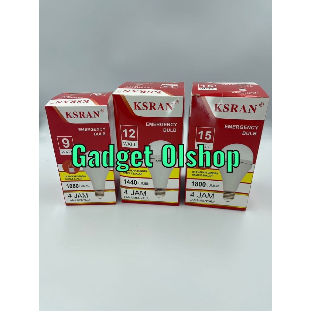 Lampu led emergency/ bohlam led emergency/ lampu darurat led