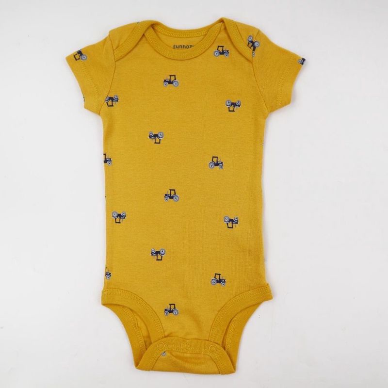 BABY K2 - Baby Bodysuit isi 5 Pcs Motif Mobil Digit