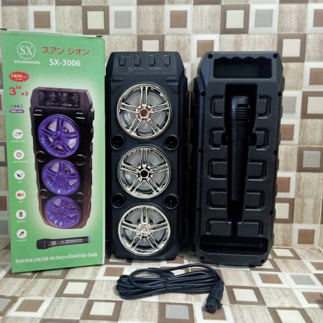 Speaker Bluetooth Terbaru SX 3006 free mic - Salon aktif 3006