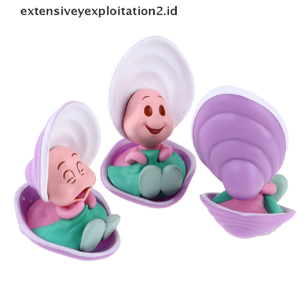 3pcs / Set Mainan Action Figure Karakter Alice in Wonderland Young Oyster