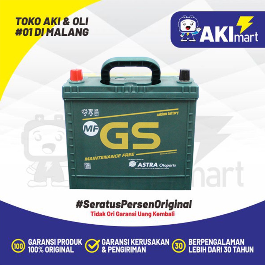 GS Astra MF NS60LS Aki Mobil