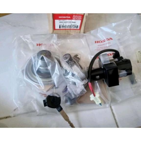 Key Set Kunci Kontak Stang Motor Megapro FI Ori AHM 35010KYE900