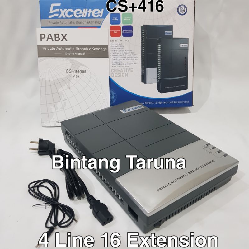 Pabx Excelltel CS+416 PABX EXCELLTEL CS416 Pabx 4 Line 16 Extension