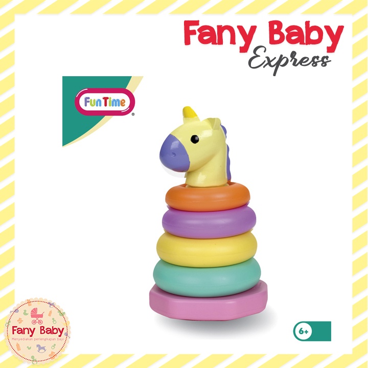 FUNTIME UNA THE UNICORN STACKER / 5952 (MAINAN BABY)