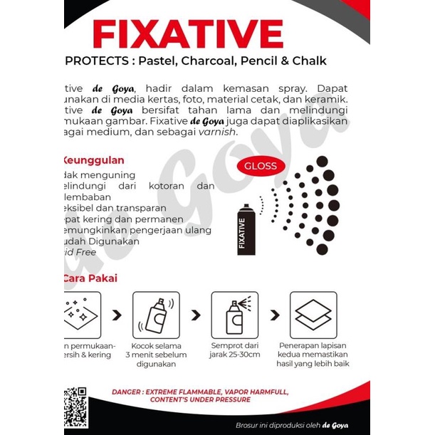 

De goya fixative workable spray 400ml