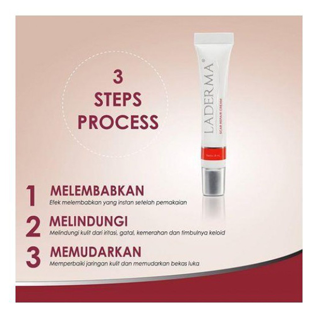 Laderma Scar Repair Cream Krim Penghilang Bekas Luka 8ml