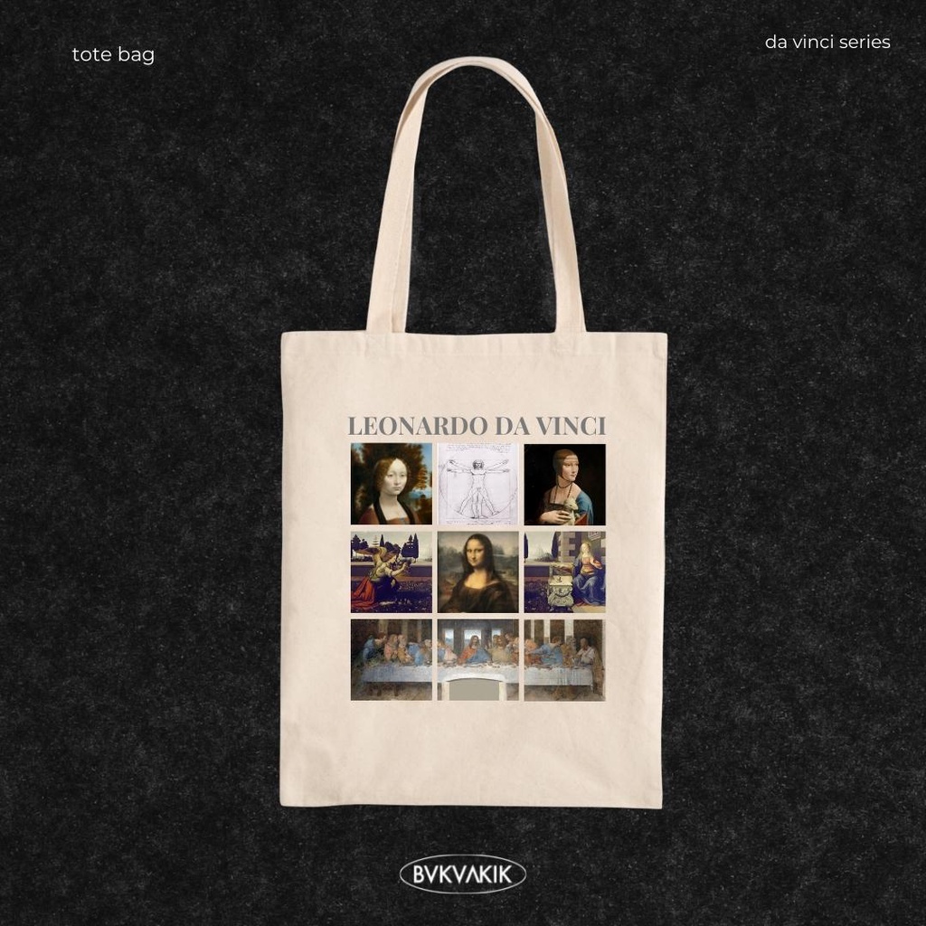Tote Bag Leonardo Da Vinci Series