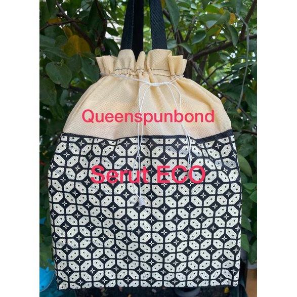 HARGA LUSIN ISI 12 BIJI-   TAS HAJATAN SERUT MOTIF- KUALITAS ECO