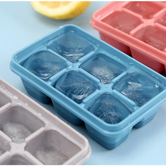 CETAKAN ES BATU SILIKON DENGAN PENUTUP ICE CUBE TRAY WITH LID CETAKAN ES DENGAN TUTUP