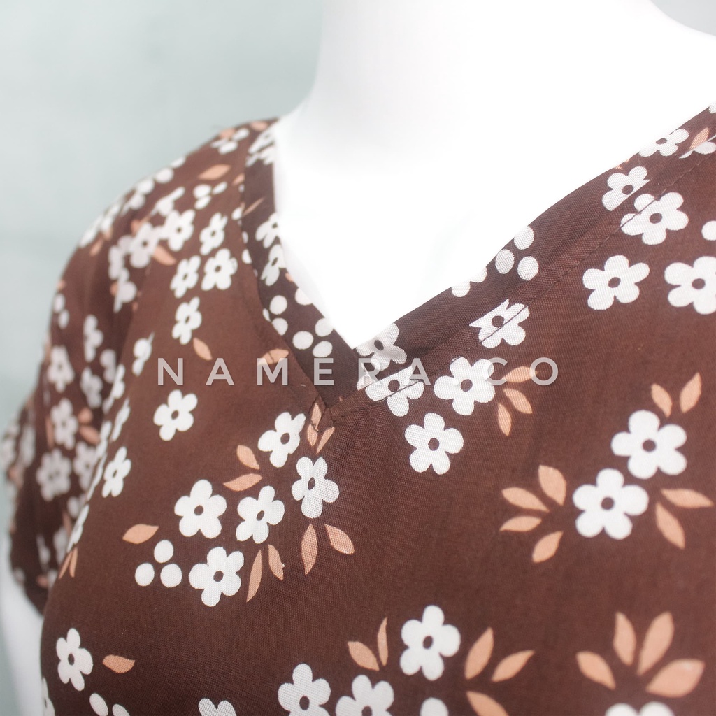 One Set Wanita | Piyama Vneck Celana 7/8 | Setelan Baju Wanita | Baju Tidur Wanita