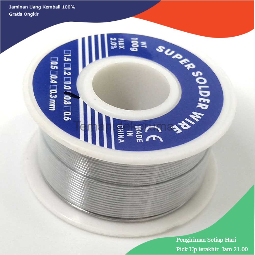 TD-PR2 JICLASS Kawat Timah Solder 0.8mm 100gr - SWH010
