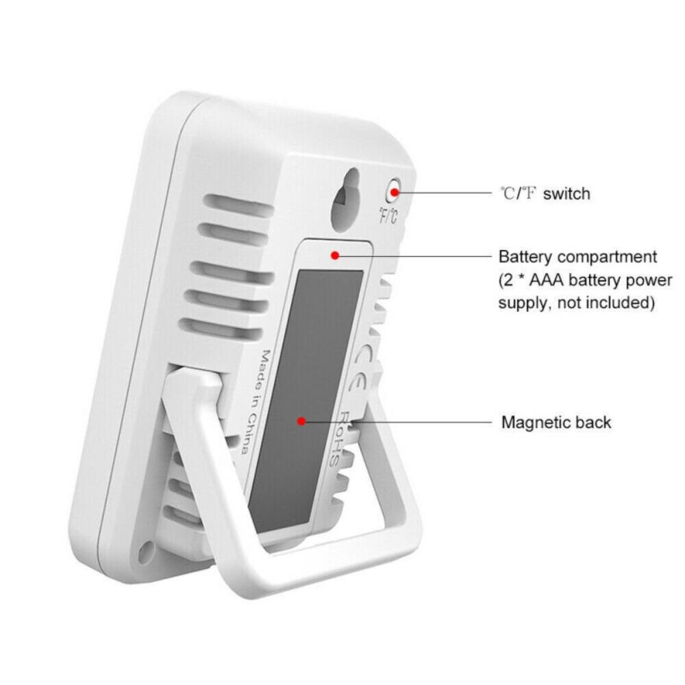 Solighter Termometer Ruangan Tester Suhu Rumah Tangga Dengan Elektronik Backlight