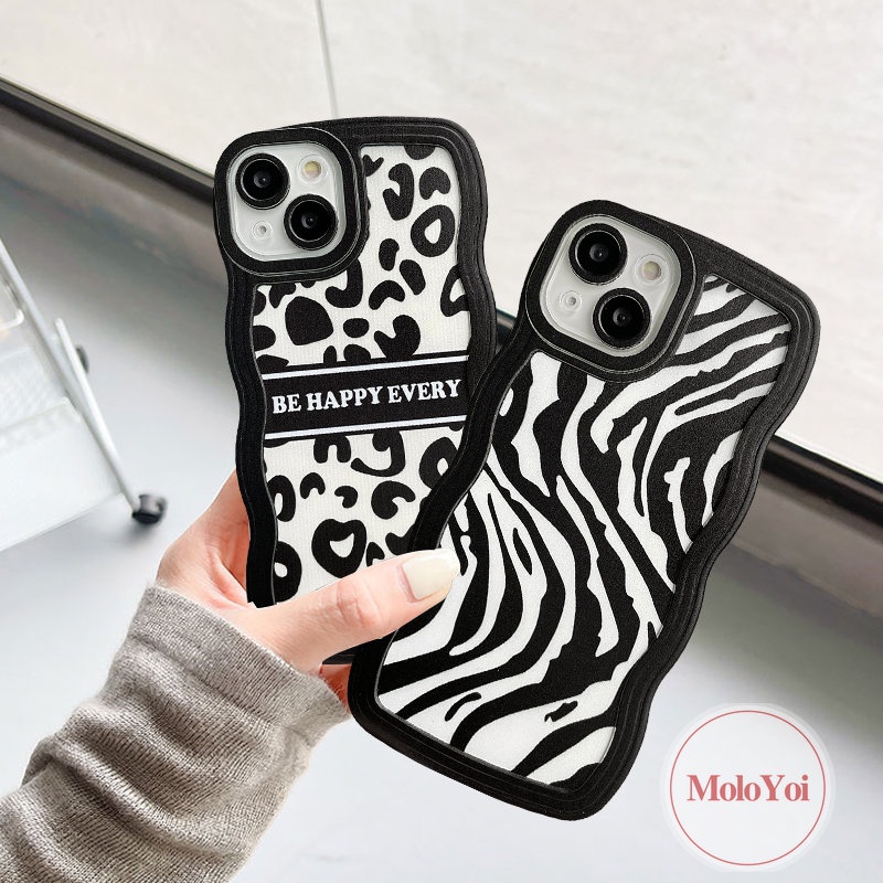 Soft Case TPU Motif Zebra Untuk iPhone 6 6s 7 8 Plus11 Pro MAX XR 7Plus 8Plus 14 Plus 13 12 14 Pro MAX X XS MAX SE 2020