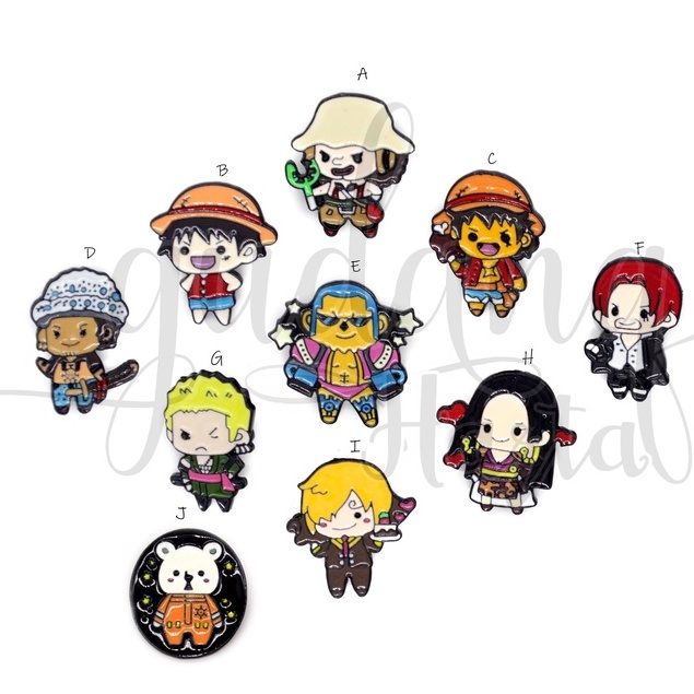 Pin One Piece Bros Tas Motif Karakter Film Anime GH 208277