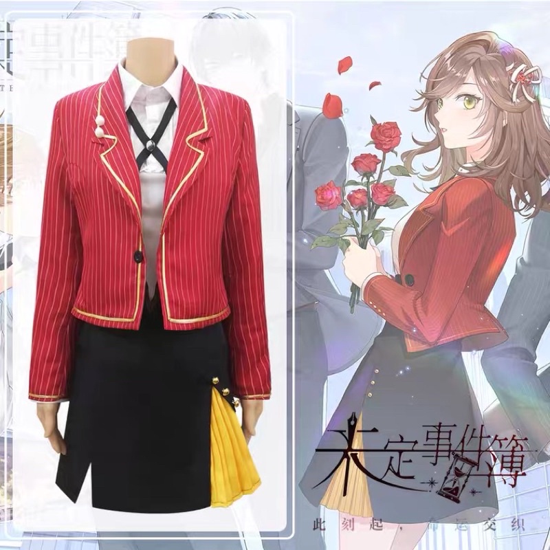 preorder manmei wig dan costume tears of themis mc rosa cosplay