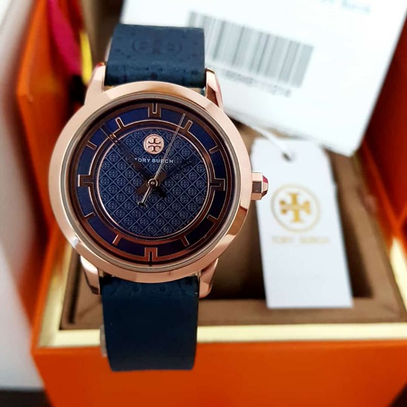 Jam tangan Fashion wanita TB TORY BURCH TBW 1000 1001 Leather Quartz