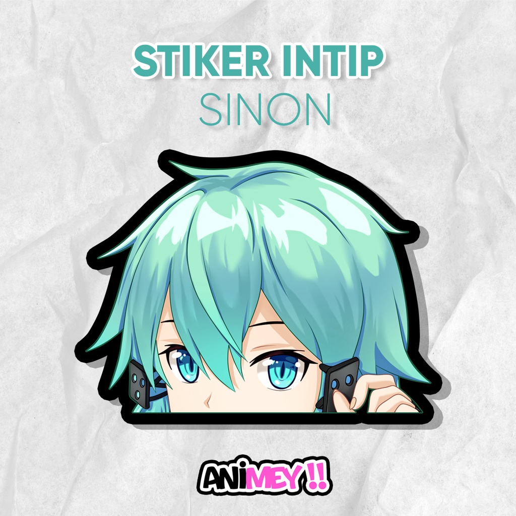 

Stiker Intip Sinon / Sticker Anime Waterproof